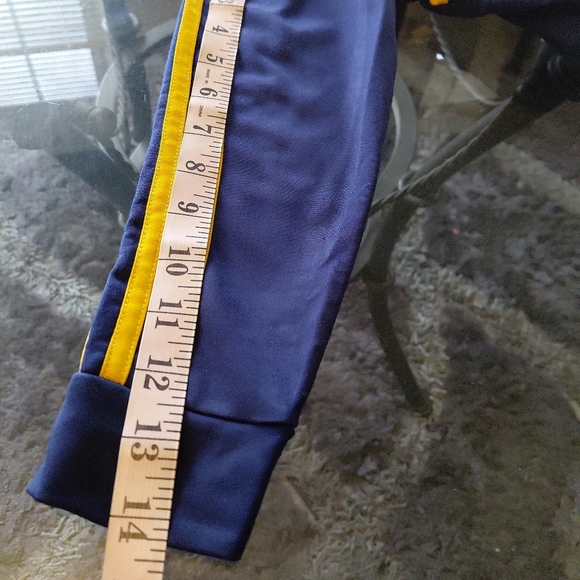 Adidas Toddler Boys Gold/ Navy Blue Track Jacket Size 4 - Picture 8 of 10